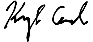 Kyle J. Card, Ph.D. signature